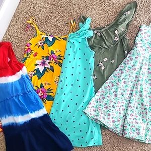 girls summer dresses bundle lot